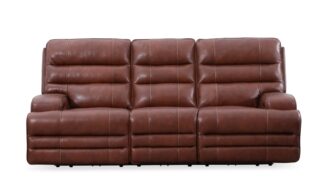 *Kendrick Zero Gravity Power Sofa w/Lumbar - Softee Buckskin