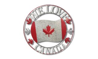 We Love Canada Metal Art (ACT99320)