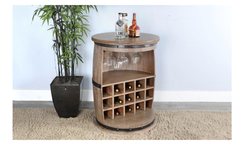 Swivel Wine Bar (2096DR) - Image 2