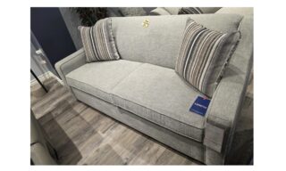 **Superstyle Rebecca Double Sofabed w/Gel Mattress (628) - Albi Platinum