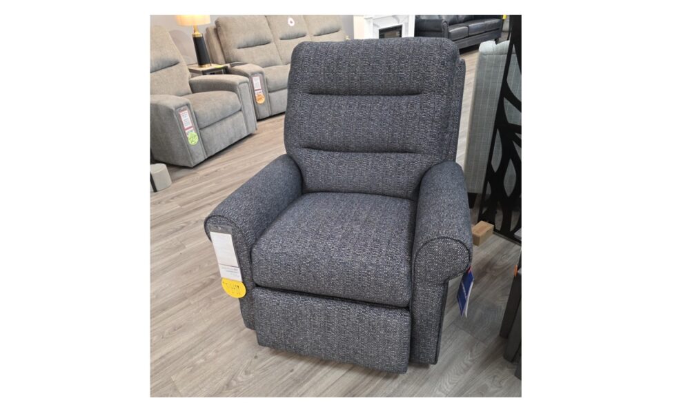 **Superstyle 9508 Swivel Power Recliner - Senchal Midnight