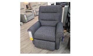 **Superstyle 9508 Swivel Power Recliner - Senchal Midnight