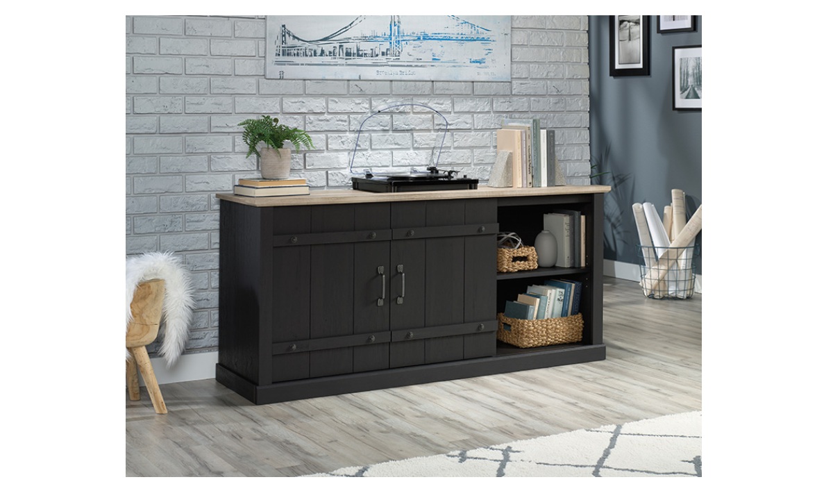 Raven Oak TV Credenza (429346) - Image 4