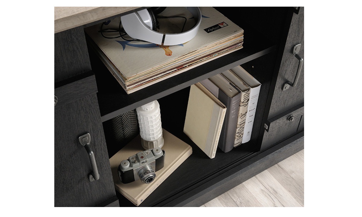 Raven Oak TV Credenza (429346) - Image 9