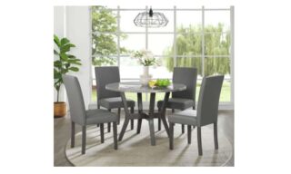 5 Piece Ambridge Dining Set - Grey