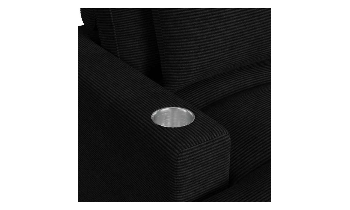 *Arizona Chaise - Steno Black - Image 3