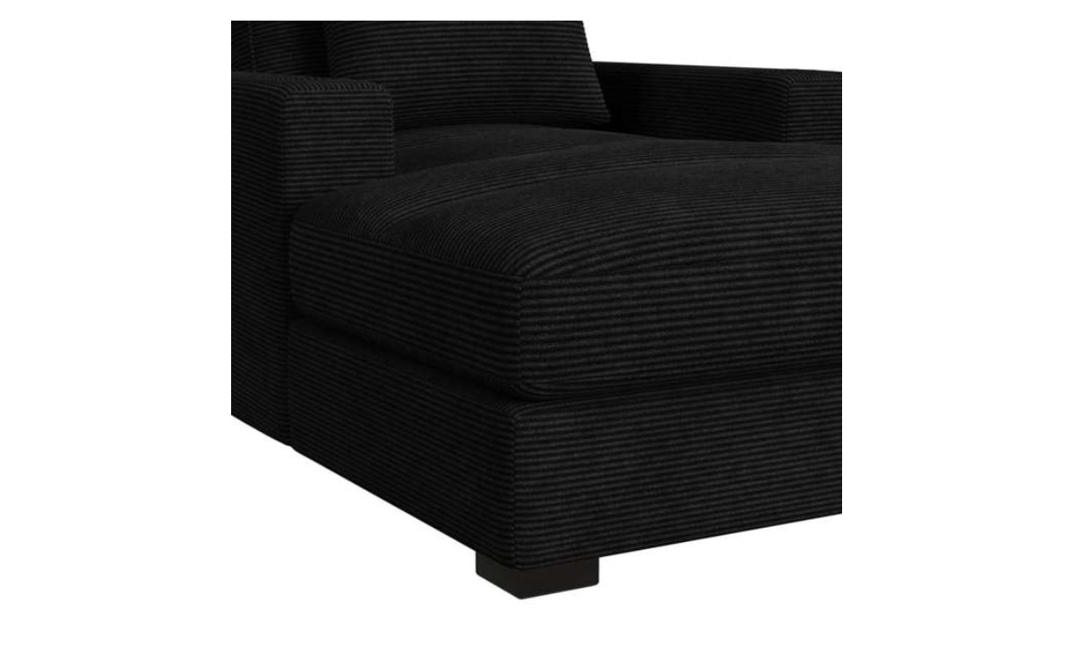 *Arizona Chaise - Steno Black - Image 4