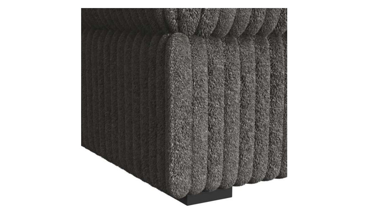 Esprit Ottoman - Grand Cord Charcoal - Image 3