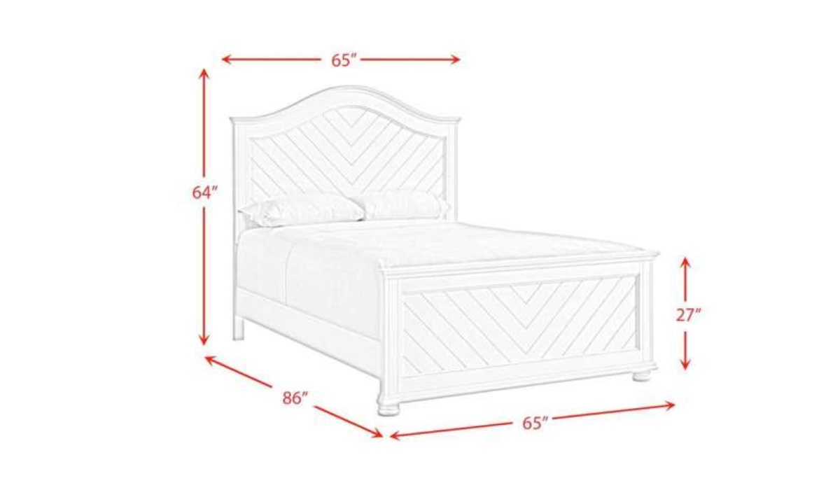 Kona Queen Bed - Grey - Image 4