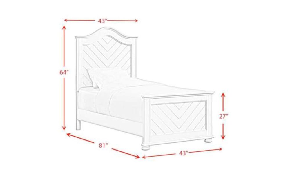 Kona Twin Bed - Grey - Image 5
