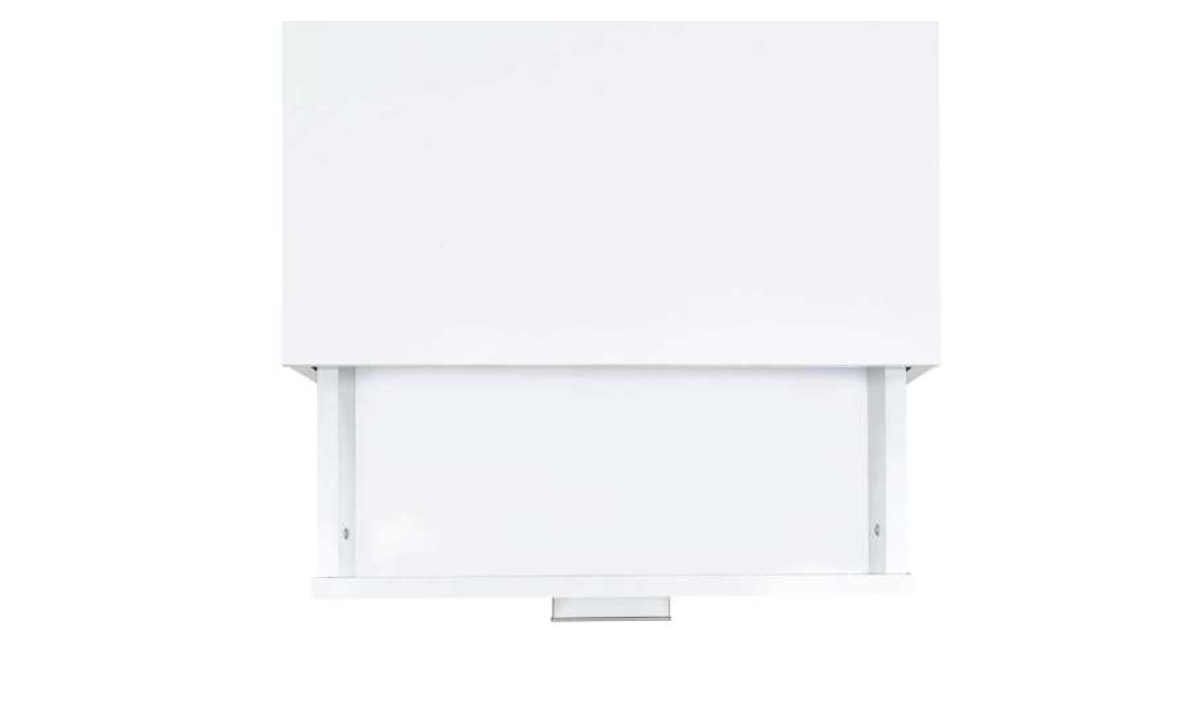 Lola Accent Nightstand - White/Chrome - Image 4