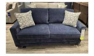 **Superstyle Trinity Double Sofabed w/Gel Mattress - McCoy Navy