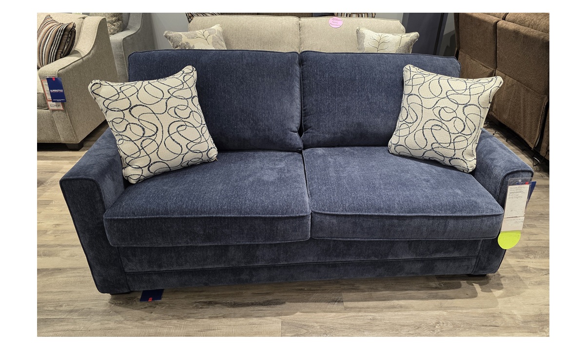 **Superstyle Trinity Double Sofabed w/Gel Mattress - McCoy Navy