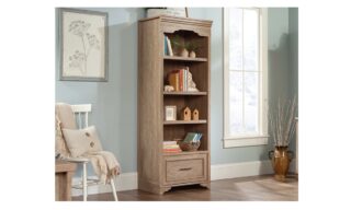 4 Shelf Bookcase - Brushed Oak (431440)