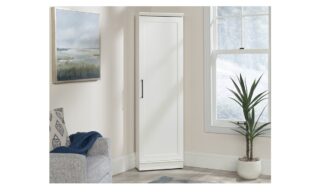 Corner Storage Cabinet - Soft White (443281)