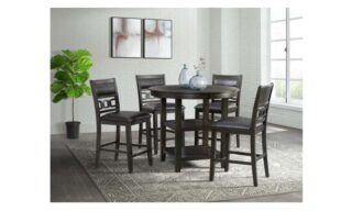 5 Piece Amherst Counter Set - Walnut