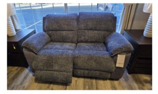 **Brentwood Power Reclining Loveseat - Paris Phantom/Aspen Ink