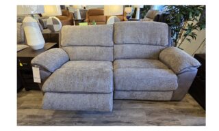 **Brentwood Power Reclining Sofa - Paris Brown/Aspen Charcoal
