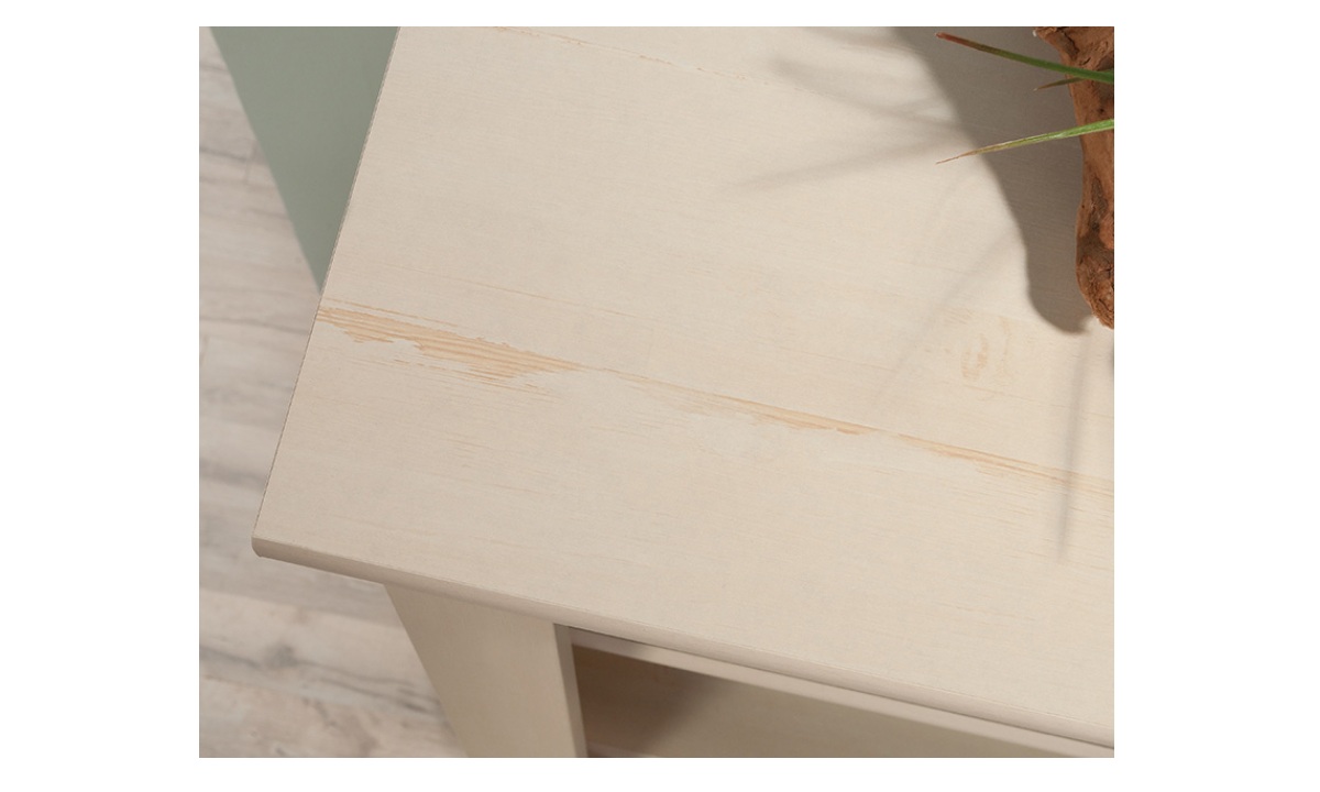 5 Shelf Bookcase - Antiqued White (158085) - Image 2