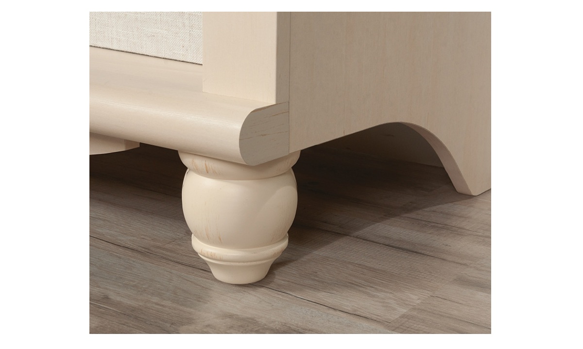 5 Shelf Bookcase - Antiqued White (158085) - Image 7