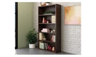 Affirm 5 Shelf Commercial Bookcase - Noble Elm (427450)