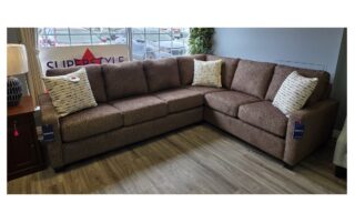 **Superstyle 7002 Sectional - Tart Cocoa