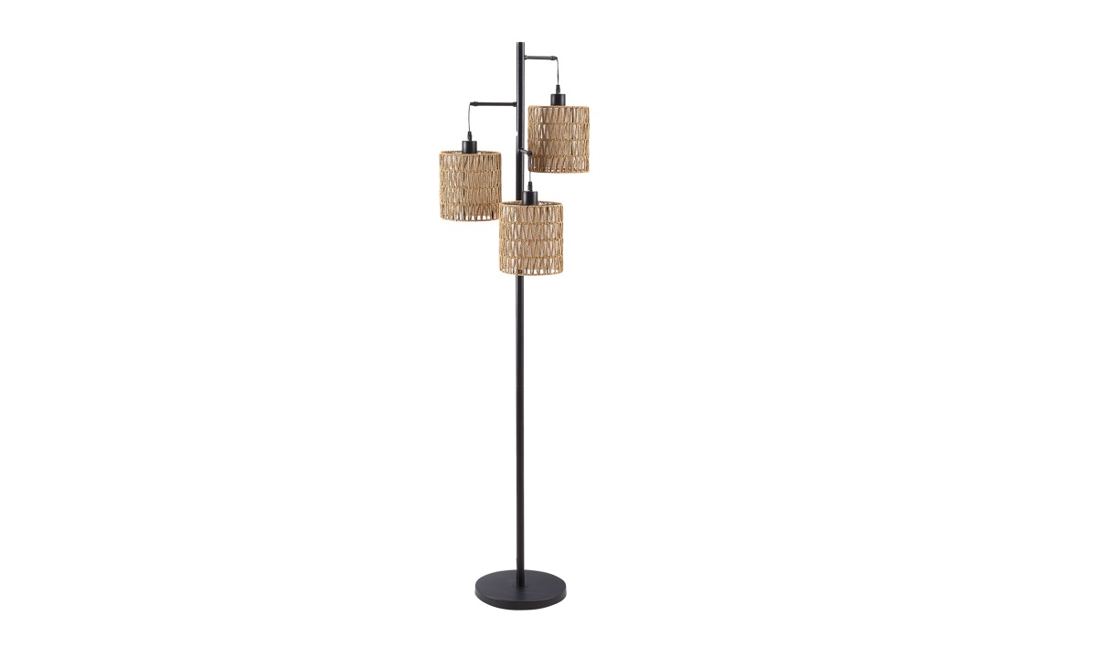 Floor Lamp Black Metal (I 9651) - Image 2