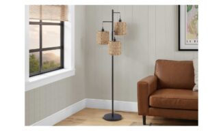 Floor Lamp Black Metal  (I 9651)