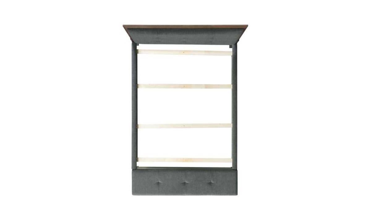 Jolene Upholstered Queen Bed - Grey - Image 4