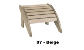 *Footstool - Beige