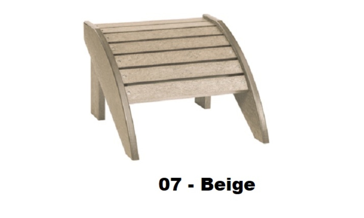 *Footstool - Beige