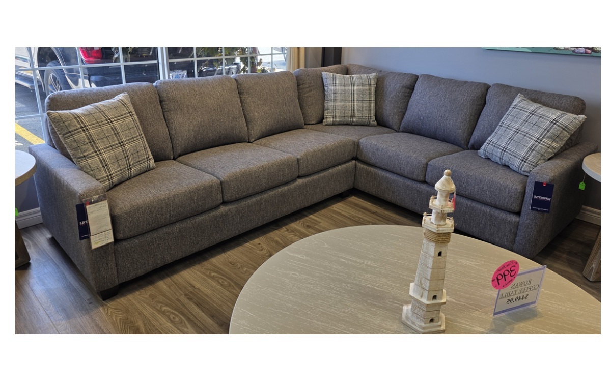 **Superstyle 7002 Sectional - California Charcoal