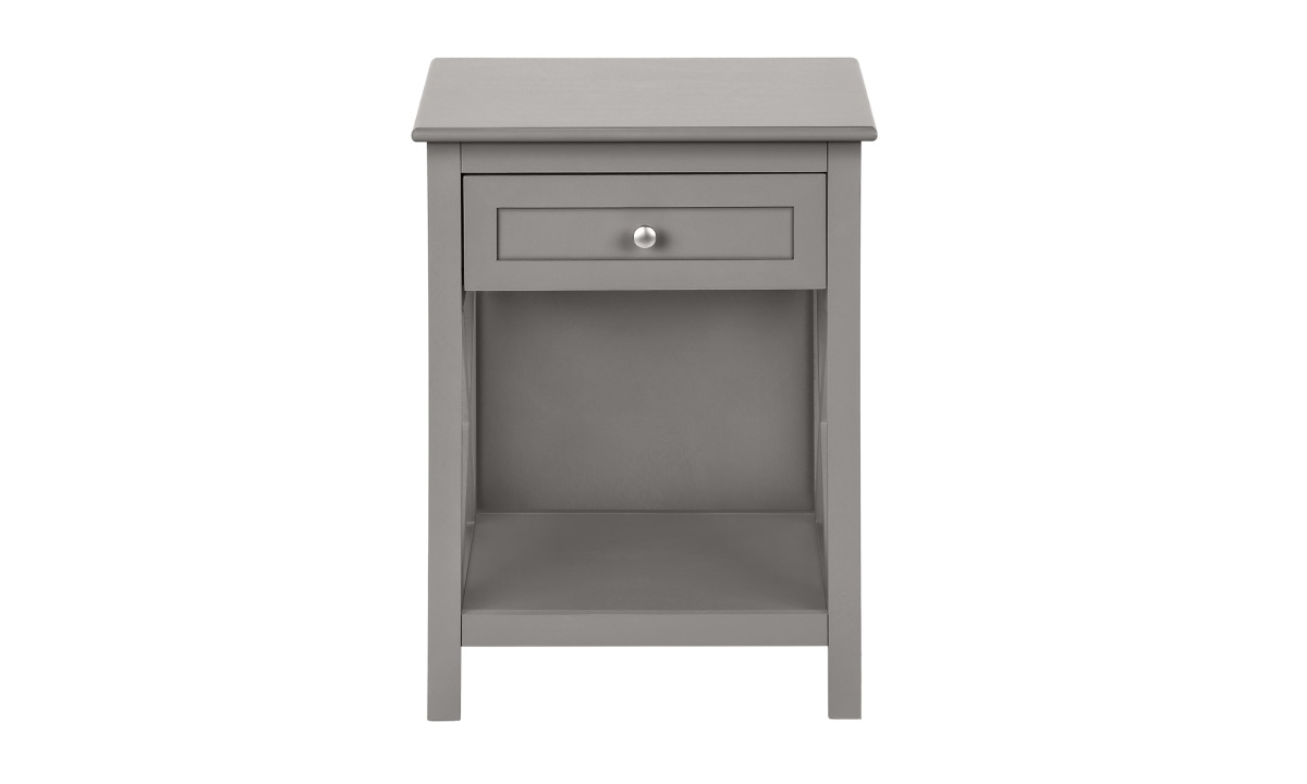 Antique Grey End Table (I 3985) - Image 2