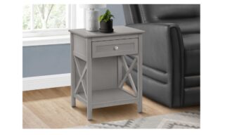 Antique Grey End Table (I 3985)