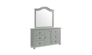 Kona Dresser & Mirror - Grey