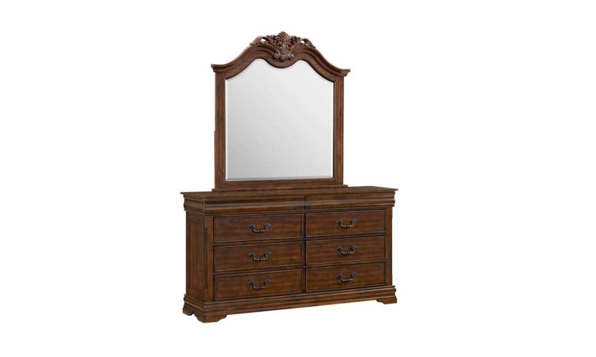 Northridge Dresser and Mirror - Cherry