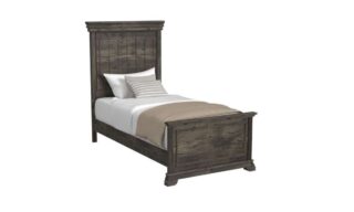 Park Ridge Panel Twin Bed - Charcoal