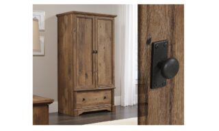 Wardrobe Storage Cabinet - Vintage Oak (420608)