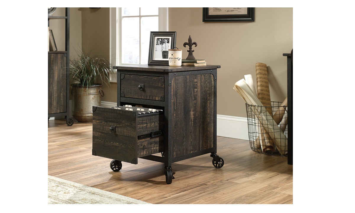 Steel River File Cabinet - Carbon Oak (423974) - Image 2