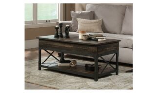 Steel River Lift Top Coffee Table - Carbon Oak (425671)