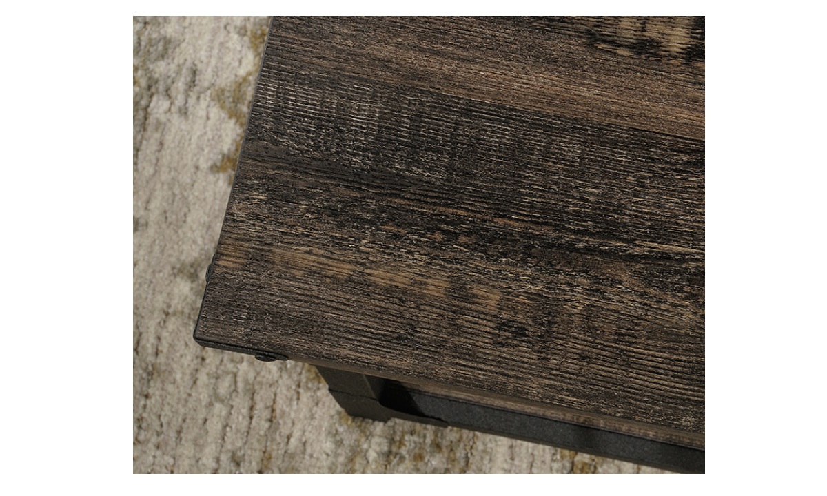 Steel River Lift Top Coffee Table - Carbon Oak (425671) - Image 3