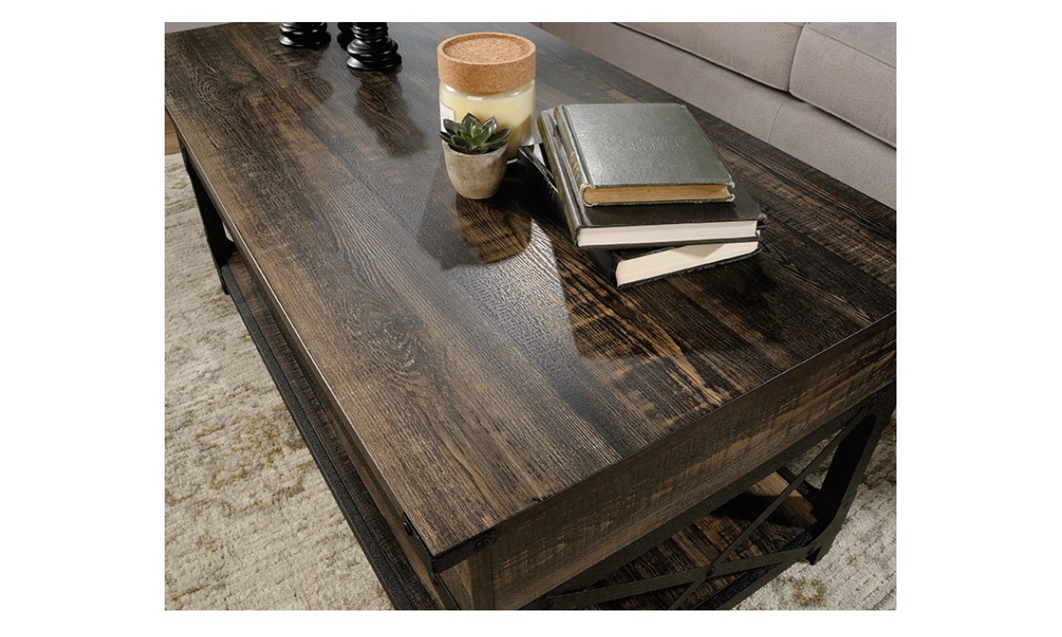 Steel River Lift Top Coffee Table - Carbon Oak (425671) - Image 4