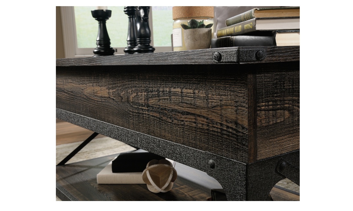 Steel River Lift Top Coffee Table - Carbon Oak (425671) - Image 11