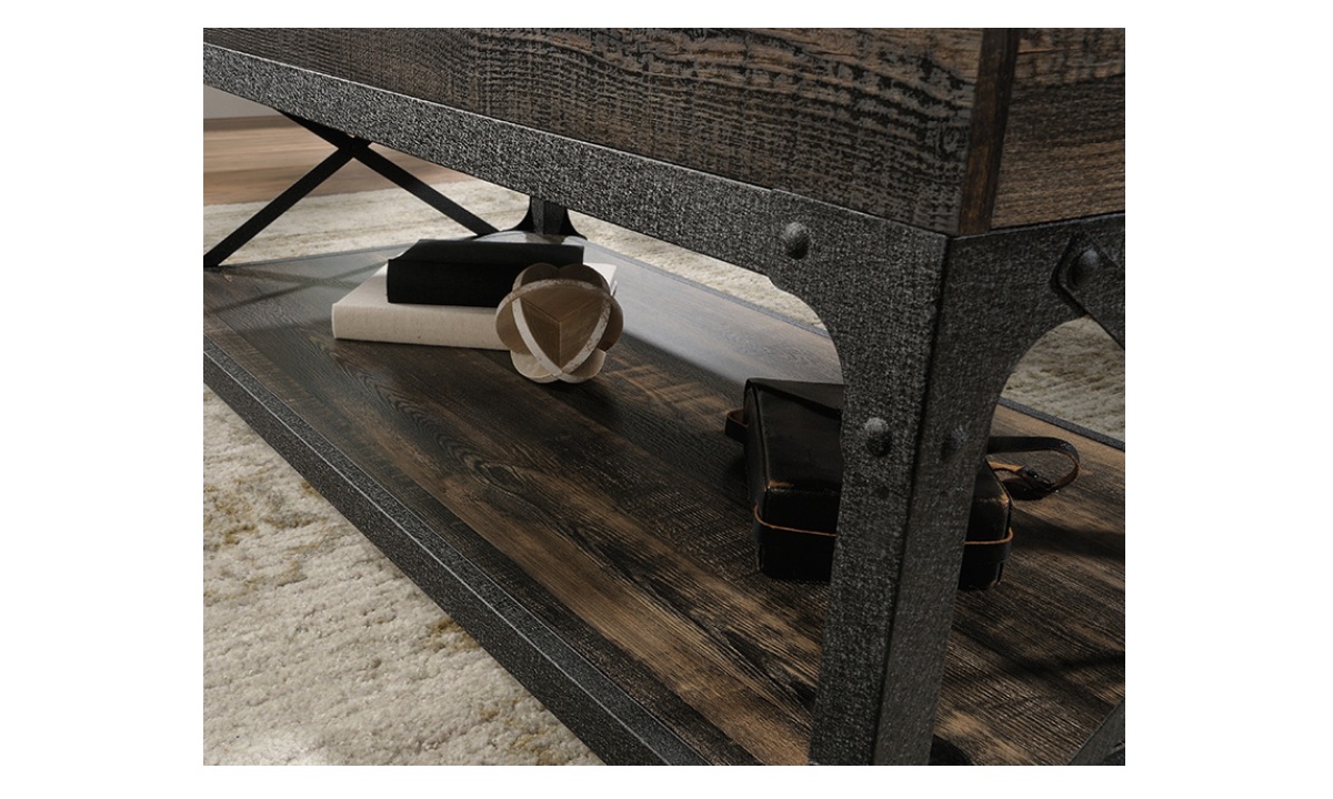 Steel River Lift Top Coffee Table - Carbon Oak (425671) - Image 12