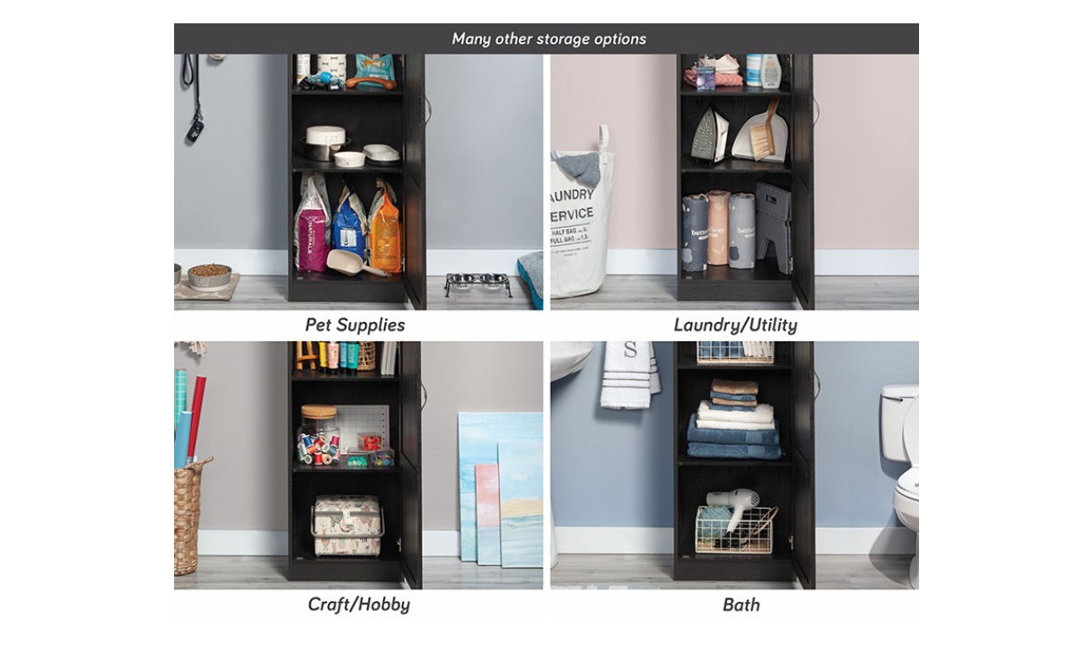 Storage Cabinet - Raven Oak (446897) - Image 4