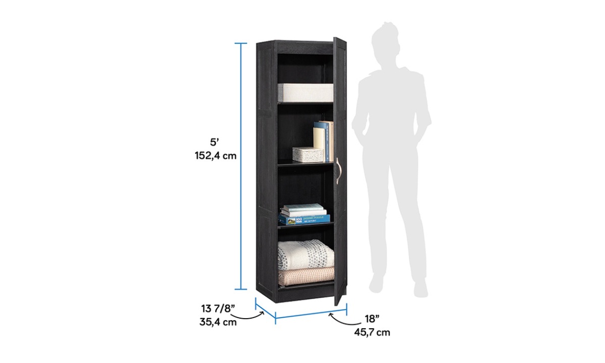 Storage Cabinet - Raven Oak (446897) - Image 5