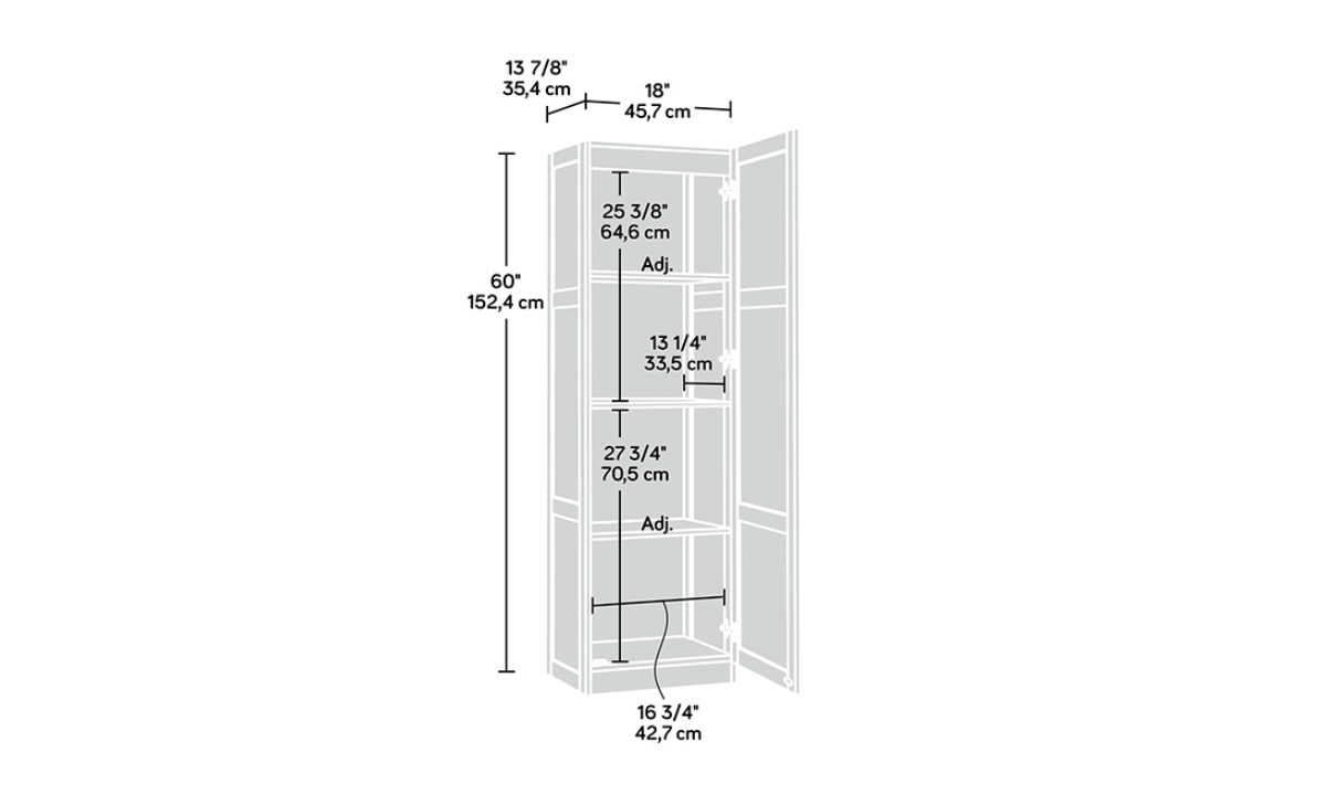 Storage Cabinet - Raven Oak (446897) - Image 11
