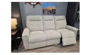 **Superstyle 9520 Power Reclining Sofa - Siren Steel