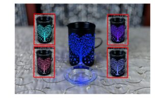 Rotary Dial Lamp - Black Tree (JJ251212)