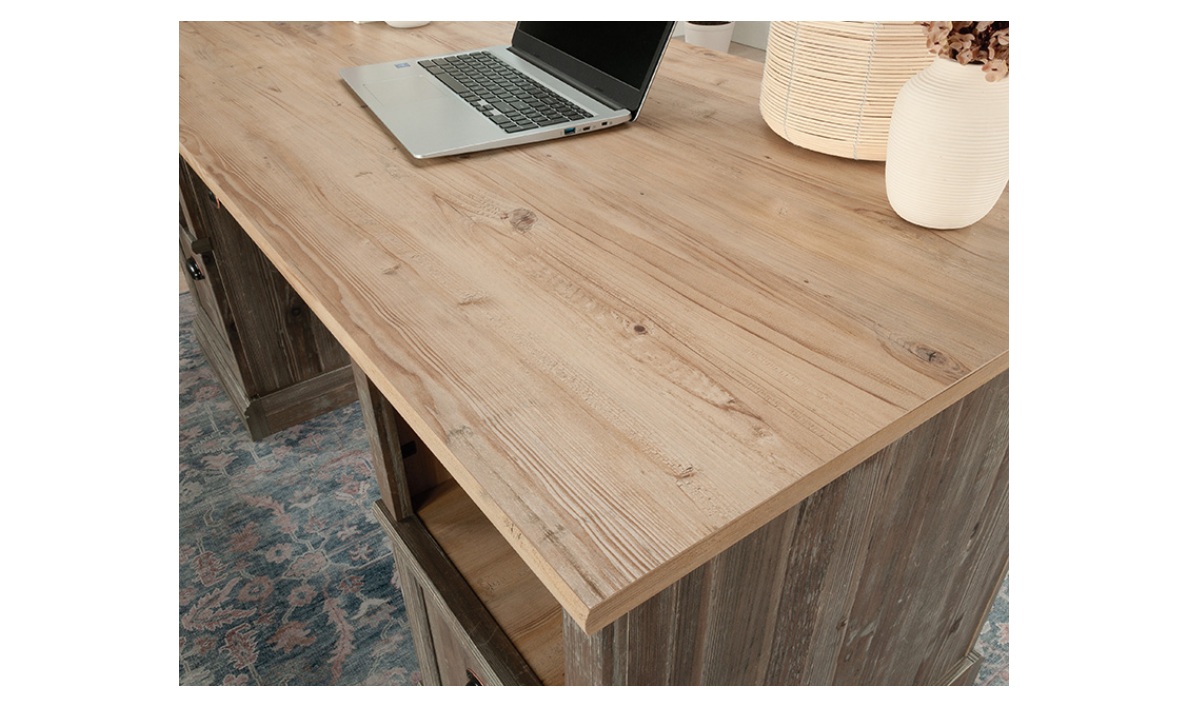 Sonnet Springs Executive Desk - Pebble Pine (434922) - Image 5